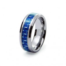 Tungsten Carbide Carbon Fiber Men's Ring